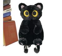 Générique Cat Plush Backpack - Fuzzy Backpack Kids Bookbag Cute Cat Children,Small Kids School Travel, Cartoon School Bags for Boys and Girls 7.87x11.81x15.75 inches