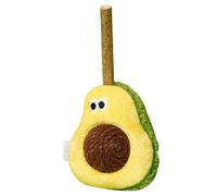 Générique Cat Plush Toy, Cat Catnip Ball with Avocado Shape, 3.54x2.36x7.48 inches, Bite-Resistant Pet Accessory, Teething Toys for Indoor and Outdoor Kittens, Exercise Playing, Fun Playtime