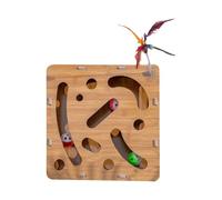 Générique Cat Puzzle Box, Enrichment Toy Maze, 11.02x11.02x2.76 inches Interactive Hunting Game, Mental Stimulation Activity, Boredom Relief Design, Unit, for Indoor Kitten and Playtime