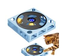 Générique Cat Puzzle Toy, Interactive Cat Teaser, Phonograph Turntable Puzzle, 9.84x9.84x2.36inches Treat Dispenser Game, Engaging Kitten Toys, Perfect for Indoor Cats Enrichment Activities