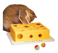 Générique Cat Puzzle Toys,Interactive Cats Puzzle Box with Ball - Kitten Exercise Toy, Pet Supplies for Small Large Medium Kitten Playing