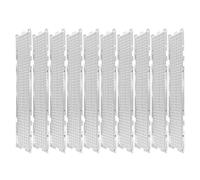 Générique Cat Repelling Mat - 16.54x3.15x0.39 inches Deterring Pads for Furniture Protection, Pet Control with Anti-Climb Function, Safe Mat for Garden, Lawn, Sofa, PVC Clear, 10-Piece Set