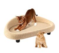 Générique Cat Scratch Pad, Cat Scratcher Lounge, Grinding Board, Natural Sisal Scratching with Comfortable Curved Rest Area, Protective Pet Furniture Saver, Cats Scratching Mat for Home