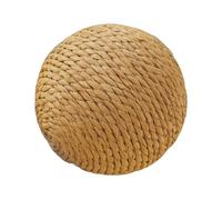 Générique Cat Scratcher Ball - Scratching Toy | Sisal Rope Ball | Large Natural Scratched Kitten Interactive Toy | Prevents Furniture Damage Fun Pet Enrichment Supplies and Toy for Indoor Cats