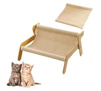 Générique Cat Scratcher Couch,2025 New Upgrade 2-in-1 Cats Scratch Pad and Lounger,Wear Resistant High Load-Bearing Scratching Sisal Chair for Indoor Cats (Linen,Large)