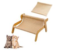 Générique Cat Scratcher Couch,2025 New Upgrade 2-in-1 Cats Scratch Pad and Lounger,Wear Resistant High Load-Bearing Scratching Sisal Chair for Indoor Cats (Summer Mat,Large)