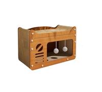 Générique Cat Scratching Board, Grande Maison for Chat avec griffoir, abri d'intérieur for se Reposer et Jouer, Montage Facile, Convient aux familles avec Plusieurs Chats.,for Cats(TV51x26x28)