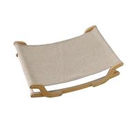 Générique Cat Sisal Chair, Cat Beach Chair, Kitten Rocking Sofa, Comfortable Pet Cooling Recliner, Natural Material, Indoor Outdoor Use, 21.46x14.29x6.1 inches, Brown, 1 Piece