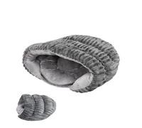 Générique Cat Sleeping Bag Bed, Thickened Warm Cat Nest, Slipper-Shaped Cat Sleeping Bag, Autumn Winter Kitten Sleeping Bag, Warm Plush Sleeping Bag for Kittens and Small Animals