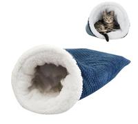 Générique Cat Sleeping Bag, Cat Sleeping Bag for Indoor Cats, Winter Cat Sleeping Bag, Soft Plush Large Cat Sack Self Cute Cat Sleeping Bag for Cats up to 6kg Cat Supplies