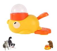 Générique Cat Slot Machine Treat Dispenser, Cat Treat Slot Machine, Interactive Duck Frenchie Toy, Dog Treats Dispenser Toy, for Pet Healthy Eating & IQ Training (Yellow)