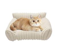 Générique Cat Sofa Beds, Plush Pet Couch, 19.69x15.75x7.87 inches Portable Comfortable Gray, Chew Proof Sofa Bed, Daily Use, Dogs, and Cats, Patio, Bedroom, Travel, Car, Living Room, Apartment