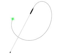 Générique Cat Teaser Wand, LED Interactive Toy, Funny Stick with Light Feature, Play Tool for Kittens, Pet Supply, Teaser for Indoor Exercise Boredom Enrichment Training Entertainment Home