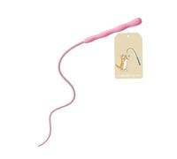 Générique Cat Teaser Wand - Soft Silicone Fun Interactive Pet Games, Silicone Teaser Wand - for Trainsing Exercise Boredom Hunting Simulation Scratching Home Indoor Living Room Travel and Others