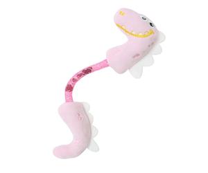 Générique Cat Teething Accessory - Feline Chew Figure, Elastic Spring Dinosaur Toy, Plush Bite Resistant Comfort Item | Grinding Teeth Toy for Young Cats Indoor Boredom Reduction Daily Home Play