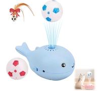 Générique Cat Toy Ball, Electric Floating Cat Toy Ball - Interactive Motion-Activated Whale Design, Silent Operation, Ideal for Indoor Cats & Kittens (Blue)