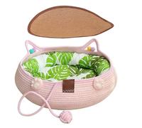 Générique Cat Toy Basket Pillow, Washable Soft Pet Sleeping Pad, Anti-Slip Cat Comfort Nest Mat Design, Plush Indoor Resting Cushion Bed, Calming Pet Lounge Style, for Home Bedroom Living Space Use