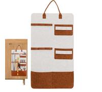 Générique Cat Toy Holder, Cat Teaser Storage, 27.56in Wall Mount Organizer, Multiple Mesh Pockets, Hanging Design, for Home Decor, Pet Grooming, Kitten, Toys Arrangement, Daily Use