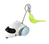 Générique Cat Toy - Interactive Cat Toy | Smart Cat Toy Car | Smart Interactive Cat Toy Car | Interactive Cat Toys for Indoor Cats | Automatic Mobile Car Toy | USB RechargeableMoving Cat Toy