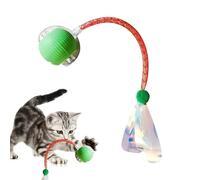 Générique Cat Toy Moving Ball, Rechargeable Smart Interactive Ball, 600mAh Battery Fast Rolling on Carpet Electric Pet Toy for Boredom Relieving, Product Size: About 3.15x2.56x2.17 inches