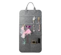 Générique Cat Toy Organizer Bag, Toys Storage Holder, 12 inch Felt Wall Storage Bag with Finish, Multifunction Pet Toy Container with Compact Design, Indoor Cats Toys Storages Solution for Home