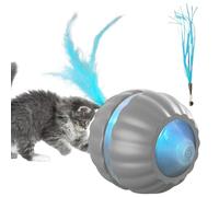 Générique Cat Toy, Pet Ball, 2.95x2.95x1.97 inches Compact Interactive Automatic Electric Smart, Kitten Toys for Indoor, Rolling, Games, Exercise, Enrichment and Hunting Play