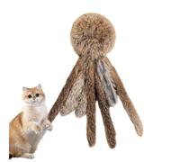 Générique Cat Toy Plush - Interactive Kitten Plaything Soft | Realistic Design Bite Resistant Engaging Self Play Entertainment Chew Toy for Boredom, Relief, Exercise, Home, Cattery Pet Or Store Use