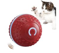 Générique Cat Toy, Smart Rolling Ball, Interactive Automatic Light-Up Chew Toy, Electric Kitten Training, for Small Medium Large Cats Grinding Chewing Exercise Play Fun Indoor Outdoor