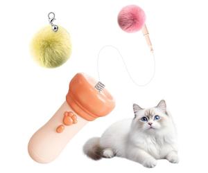 Générique Cat Toy Wand Fun Smart Automatic Retractable Whisper Quiet Design | Wand Toy for Kitten Exercise Play Hunting Enrichment Stimulation Boredom