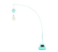 Générique Cat Toy Wand, Suction Base Teaser, Indoor Exercise Stick, Interactive Spring Catcher, Kitten Play Tool for Cats Entertainment and Fun Training, 8.66x12.6 inches