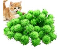 Générique Cat Toys Ball | 50pcs Shimmering Plush Self Play Balls