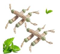 Générique Cat Toys, Catnip Infused, Interactive Teaser Wands, Durable Chew Sticks, 6-Pack, 0.79x4.72 inches for Indoor Hunting, Scratching, and Playtime Fun Activities
