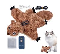Générique Cat Toys Flapping Bird, Realistic Cat Feather Toys, Flying Flapping Bird with Catnip, Soft Cozy Catnip Flapping Bird for All Breeds Cat Catnip Toys