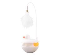 Générique Cat Toys, Interactive Kitten Play Stick, 3.54x9in Detachable Feather Wand, Lightweight Resin Duck Design, Portable Fun Engaging, for Indoor Outdoor Use, Birthday, Easter