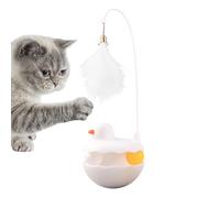 Générique Cat Toys, Interactive Kitten Toy, Detachable Feather Duck Toy, Lightweight Resin Stick for Batting and Chasing, Active Kittens, Puppies, Sturdy Construction, 3.54x9.84 inches