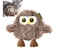 Générique Cat Toys Stuffed Animals, Soft Kitten Sound Toys, Portable Pet Accessories, 5.51x4.53 inches Adorable Relaxing Plush Doll, Ideal for Boredom Relief, Entertainment, Playing