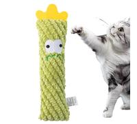 Générique Cat Toys with Catnip, Plush Chew Toys on Cats, Cactus Design Kick Toy, Boredom-Busting Enrichment Game, Soft Durable Fabric, 3-Pack Set for Kicking & Biting Playtime