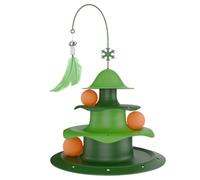 Générique Cat Track Toy - Interactive 3-Tier Puzzle Tower for Cats | Ball Track Enrichment Toy, Exercise and Hunting Play for Small Medium Large Cats, Boredom Relief Stimulation and Entertainment