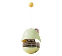 Générique Cat Treat Dispenser, Interactive Training Ball Toy, 4.02x3.62x9.68 inches Compact Portable Convenient Sturdy Treat Feeder with Catnip Balls for Brain Stimulation and Slow Feeding