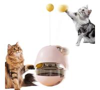 Générique Cat Treat Dispenser, Interactive Training Ball Toy, Cat Treat Dispenser Cat Treat Feeder Toy with Catnip Balls for Intelligence Quotient, Cat Training Treat Ball, Treat Ball Toy for Cats