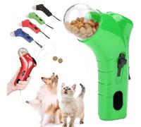 Générique Cat Treat Launcher Gun, Interactive Cat Treat Shooter Gun, Fun Handheld Cat Treat Dispenser Toy, Pet Treat Launcher & Dispenser, Cat Dog Exercise Toy (Green)