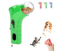 Générique Cat Treat Launcher Gun, Pet Food Dispenser Launchers, Fun Cat Ball Dispenser Gun Toy, Snack Slinger for Dog Exercise Training, Suitable for Households with Pets (Green)