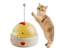 Générique Cat Treat Toy - Electric Smart Cute Kitten Game | Cat Food Puzzle for Kitten Feeding Snacks Home Indoor Outdoor Play Training Exercise Travel, Interactive Dispenser, Pink