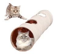 Générique Cat Tunnel - Cat Toy | Tunnel Toy | Collapsiblee Big Tube Playground Toys, Straight Cat Tunnels with Different Lengths Cat Tunnel Bed with Peephole Straight Cat Tunnels for Indoor Cats