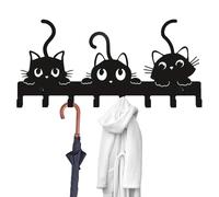 Générique Cat Wall Key Holder - Wall Key Holder | Walls Keys Hooks for Keys and Mail at the Entryway, Kitchen Utensils, Decorative Walls Cat Keyy Holders