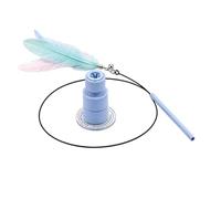 Générique Cat Wand Toy, Suction Cup Handheld Self Play Interactive Toys | Indoor Kitten Wand Puzzle Games For Kitten Small Medium Large Outdoor Home Travel Bedroom Garden Yard