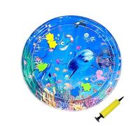 Générique Cat Water Play Mat, Inflatable Pet Cooling Pad, 25.59in Thickened Crawling Cushion, Versatile Built in Pump, Anti Boredom Floor Mat for Daily Travel, Hot Weather, Home, Outdoor