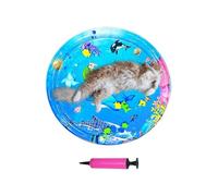 Générique Cat Water Play Mat, Sensory Pad, Inflatable Toy, Kitten Activity, Includes Air Pump Entertainment Set for Puppy Toddler Sofa Floor Courtyard Balcony Hot Weather, 39.37 in
