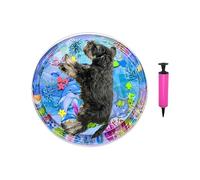 Générique Cat Water Play Mat, Water Bed for Cats with Inflatable Pump, Pet Cooling Cushion Thickened Baby Crawling Pad for Floor, Boredom, Daily Travel, Hot Weather, Home, Outdoor