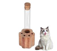 Générique Cat Whisker Jar - Transparent Glass Loss of Pet Sympathy Keepsake, Cat Whisker Collection Bottle for Women Men Adults Father Mother Friends, Pet Memorial Gift, Memory Preservation Design
